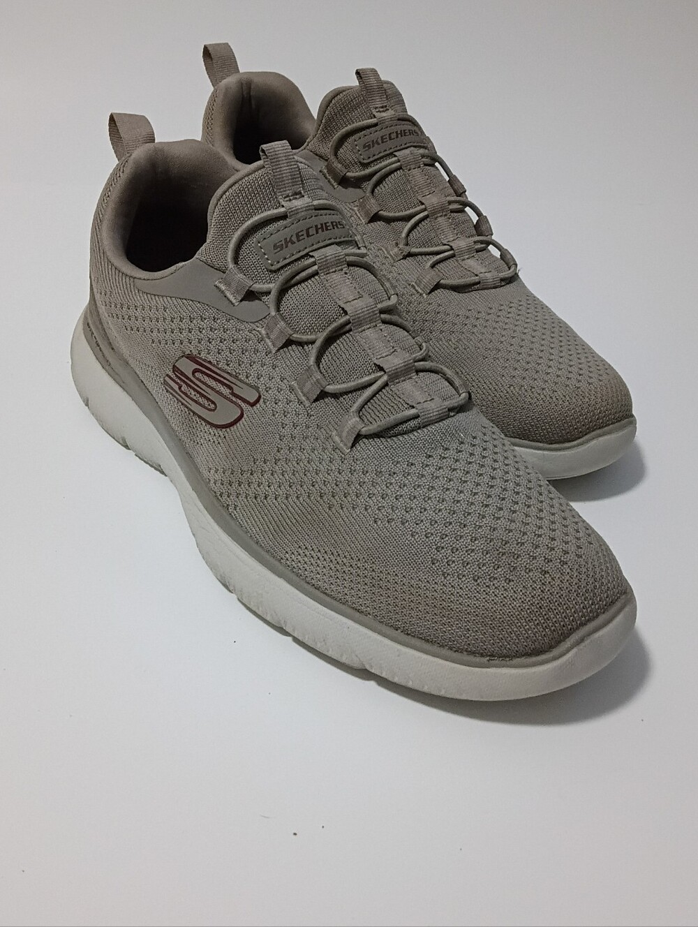 Skechers Men's Slip-On Athletic Sneakers - Taupe Sz 11